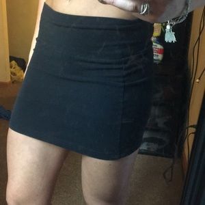 Express cotton mini skirt